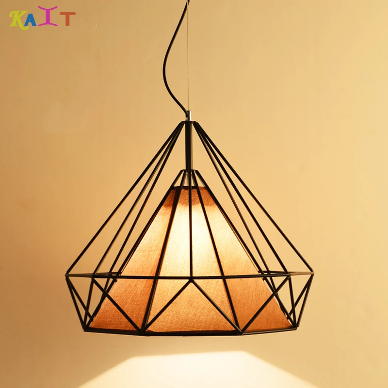 KIAT Modern Industrial Vintage Cage LED Pendant Light Iron Art Diamond E27 bulbs
KIAT Modern Industrial Vintage Cage LED Pendant Light Iron Art Diamond E27 bulbs