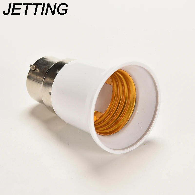 JETTING 1PCS White B22 to E27 Base LED Light Lamp Bulb Fireproof Holder Adapter Converter Change Socket
JETTING 1PCS White B22 to E27 Base LED Light Lamp Bulb Fireproof Holder Adapter Converter Change Socket