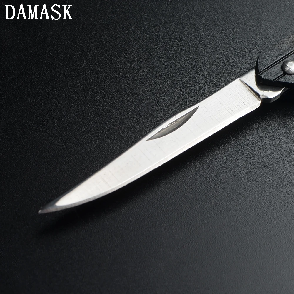 DAMASK брелок для ключей кольцо складной нож портативный карманный охоты выживания