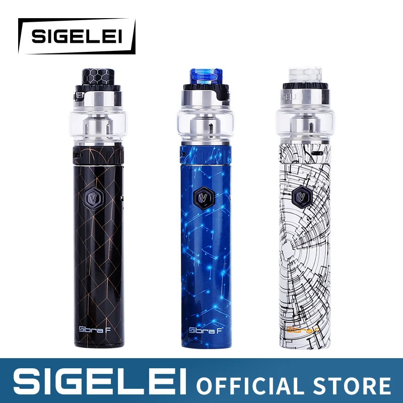 Электронная сигарета sigelei Sibra F Vape kit электронная со встроенным аккумулятором 3000