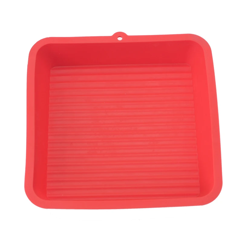 

Non-Stick Square Silicone Mold Cake Pan Bakeware Bread Toast Molds Kitchen Baking Tools Formas para bolo