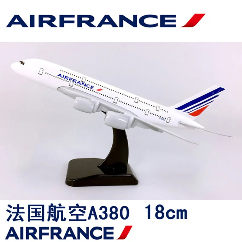 18CM 1:400 Airbus A380 AIRFRANCE airplane aircraft plane alloy static solide model with base collectible display toy collection
18CM 1:400 Airbus A380 AIRFRANCE airplane aircraft plane alloy static solide model with base collectible display toy collection