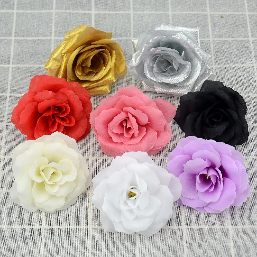 100pcs Large 7cm Gold Glitter Artificial Silk Flower Heads For Wedding Decoration Scrapbooking DIY Hand Carft Car Fake Flowers
100pcs Large 7cm Gold Glitter Artificial Silk Flower Heads For Wedding Decoration Scrapbooking DIY Hand Carft Car Fake Flowers