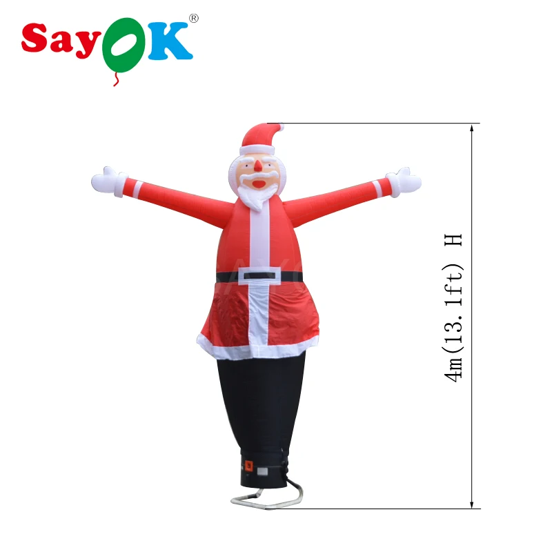Inflatable Christmas Decorations Santa Claus Air Dancers 4m(13.1ft) High Sky Dancer with Air Blower Single Leg for Sale
Inflatable Christmas Decorations Santa Claus Air Dancers 4m(13.1ft) High Sky Dancer with Air Blower Single Leg for Sale