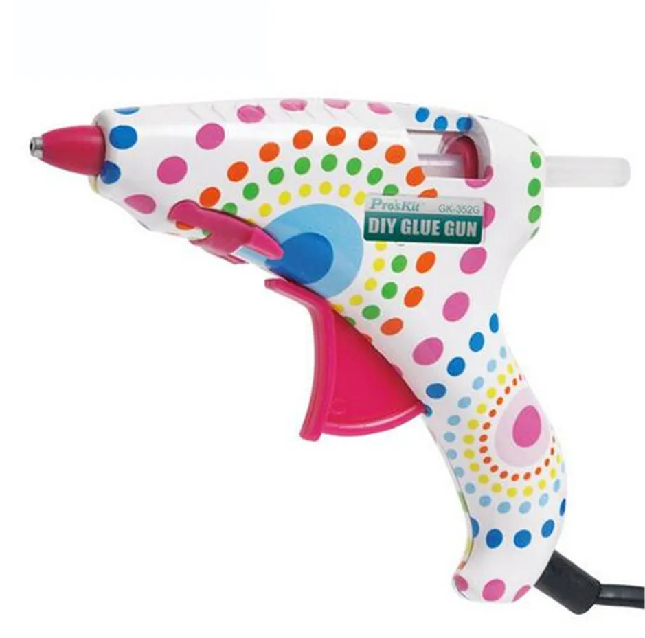 Glue Gun DIY Repair Hot Melt Glue tool AC 230V with 3pcs Glue Stick GK-352G Fashion Design
Glue Gun DIY Repair Hot Melt Glue tool AC 230V with 3pcs Glue Stick GK-352G Fashion Design