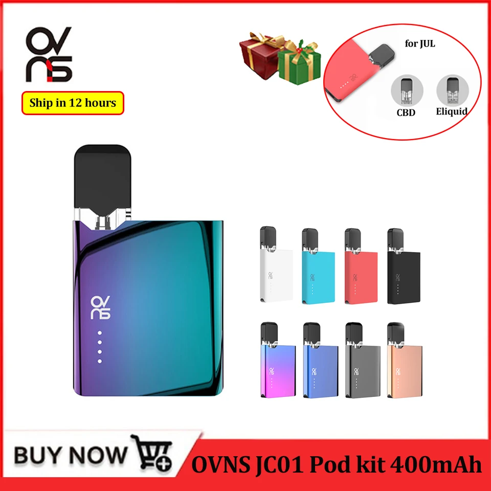 Электронная сигарета Vape Pen Starter Kit OVNS JC01 Pod 400mAh с баком 0 7 мл Mod керамическая катушка