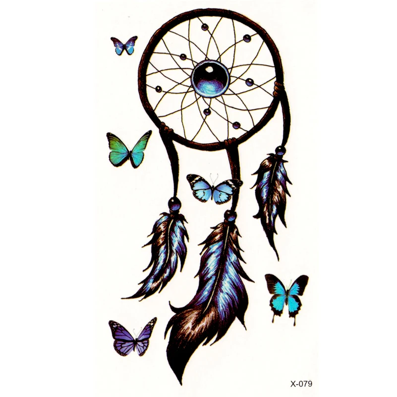 100pcs Romantic Dreamcatcher waterproof Temporary Tattoos men Feather Decals Tattoo Body Art butterfly temporary tatoo tatouage
100pcs Romantic Dreamcatcher waterproof Temporary Tattoos men Feather Decals Tattoo Body Art butterfly temporary tatoo tatouage