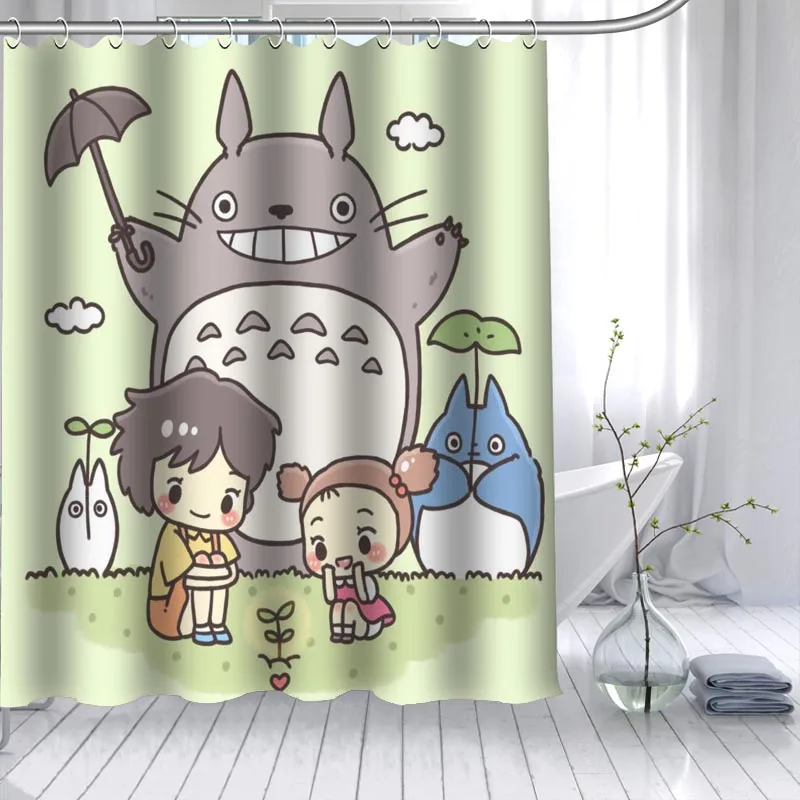 Занавеска для душа Totoro на заказ, водонепроницаемая занавеска для ванной из полиэстера, с 3D принтом, 12 крючков, 180 Х200 см
Занавеска для душа Totoro на заказ, водонепроницаемая занавеска для ванной из полиэстера, с 3D принтом, 12 крючков, 180 Х200 см