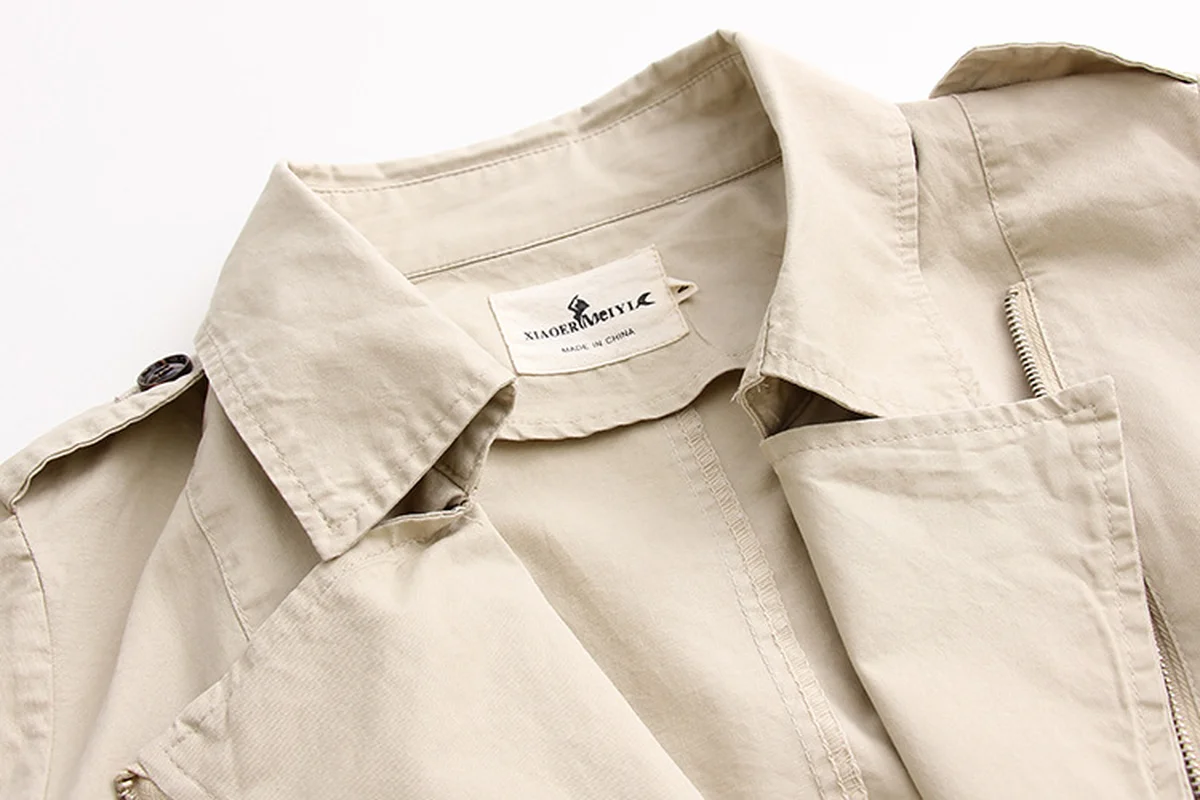 Spring Autumn Temperament Windbreaker Coat Women Solid Color Epaulet Adjustable Waist Long Trench Female Casual Loose Zipper Top 
Spring Autumn Temperament Windbreaker Coat Women Solid Color Epaulet Adjustable Waist Long Trench Female Casual Loose Zipper Top