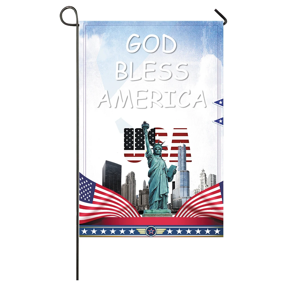 God Bless America Garden Flag Home Decor Flags Happy Festival Household Hanging Flag
God Bless America Garden Flag Home Decor Flags Happy Festival Household Hanging Flag