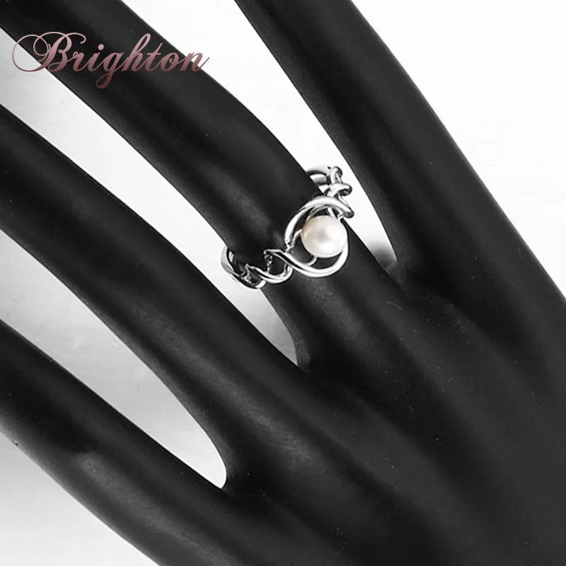 Fine Ring Pearls Jewelry Wholesale Female S925 Sterling Silver Jewelry Freshwater Pearl Ring with Box
Fine Ring Pearls Jewelry Wholesale Female S925 Sterling Silver Jewelry Freshwater Pearl Ring with Box