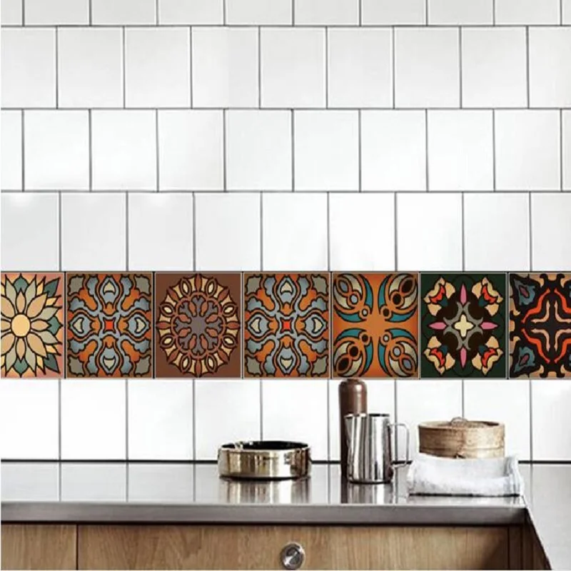 Moroccan style, any combination of ceramic tiles and heavy ink wall stickers, home living room bedroom kitchen stickers
Moroccan style, any combination of ceramic tiles and heavy ink wall stickers, home living room bedroom kitchen stickers
