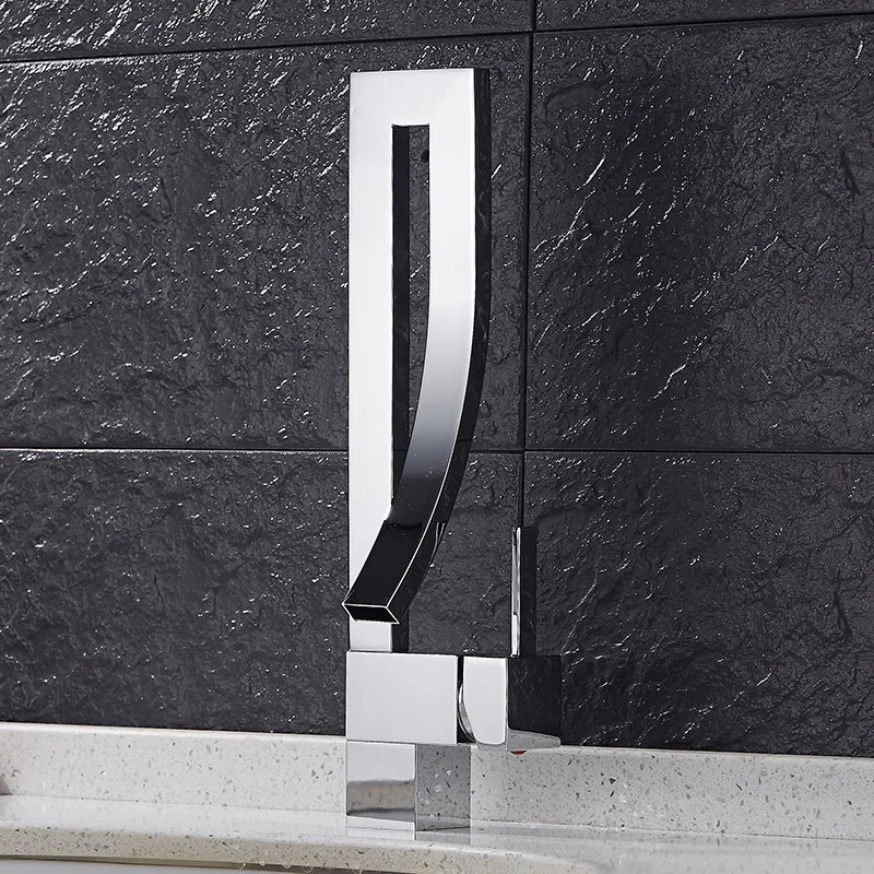 Basin Faucets Single Handle Deck Mounted Chrome Brass Square Tall Bathroom Sink Faucet Hot And Cold Mixer Water Tap
Basin Faucets Single Handle Deck Mounted Chrome Brass Square Tall Bathroom Sink Faucet Hot And Cold Mixer Water Tap