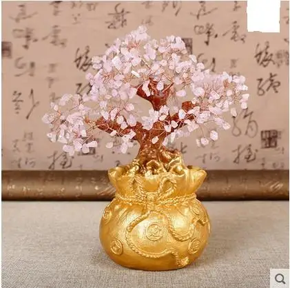 rose quartz Crystal Lucky tree Money Tree holiday gift home decorated with stones and crystals
rose quartz Crystal Lucky tree Money Tree holiday gift home decorated with stones and crystals