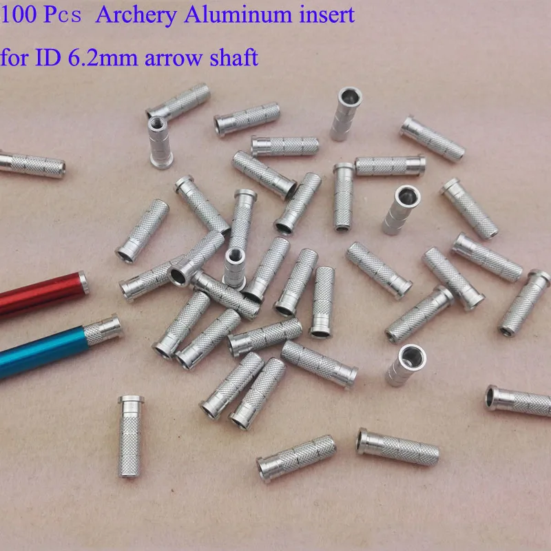 100 Pcs Archery Arrow Aluminum insert for ID 6.0 6.2 7.6mm Arrow shaft 6.2mm carbon arrows fiberglass arrow Free shipping
100 Pcs Archery Arrow Aluminum insert for ID 6.0 6.2 7.6mm Arrow shaft 6.2mm carbon arrows fiberglass arrow Free shipping