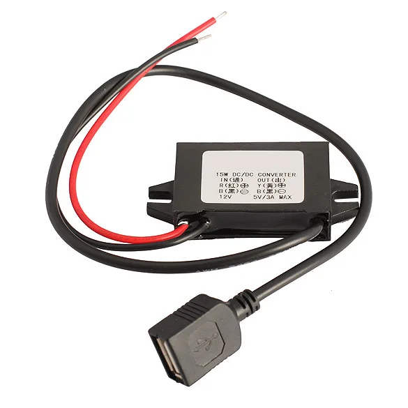 Car Charger Converter Adapter 12V To 5V 3A 15W Step Down Module With Micro USB Mini USB for Auto USB Female Port 14/23mm Cable
Car Charger Converter Adapter 12V To 5V 3A 15W Step Down Module With Micro USB Mini USB for Auto USB Female Port 14/23mm Cable