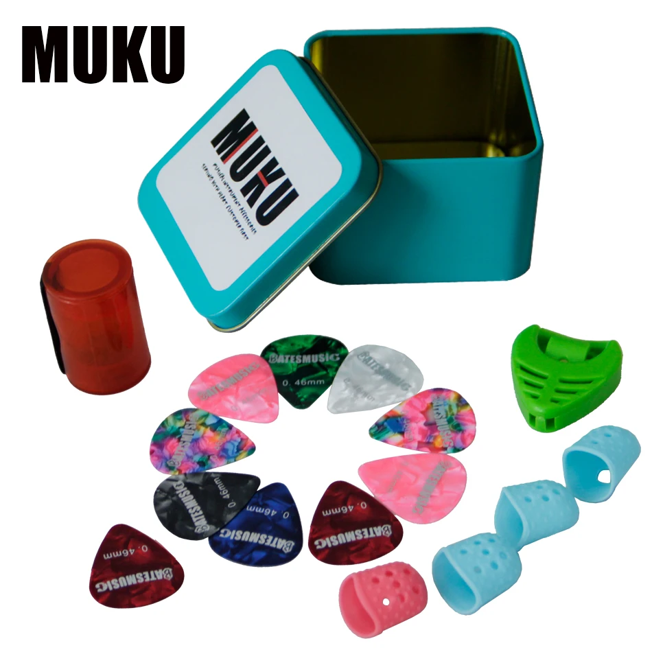 MUKU Guitar Accessories kit Silicone Fingertip Protectors Guitar Finger Accessories Fingerstall Full-size&Guitar Finger Pick Ple
MUKU Guitar Accessories kit Silicone Fingertip Protectors Guitar Finger Accessories Fingerstall Full-size&Guitar Finger Pick Ple