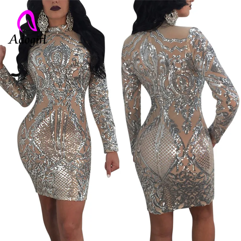 Adogirl silver sequined long sleeve dress patchwork hollow out women skinny dress sexy floral club suits wrap hip autumn outfit
Adogirl silver sequined long sleeve dress patchwork hollow out women skinny dress sexy floral club suits wrap hip autumn outfit