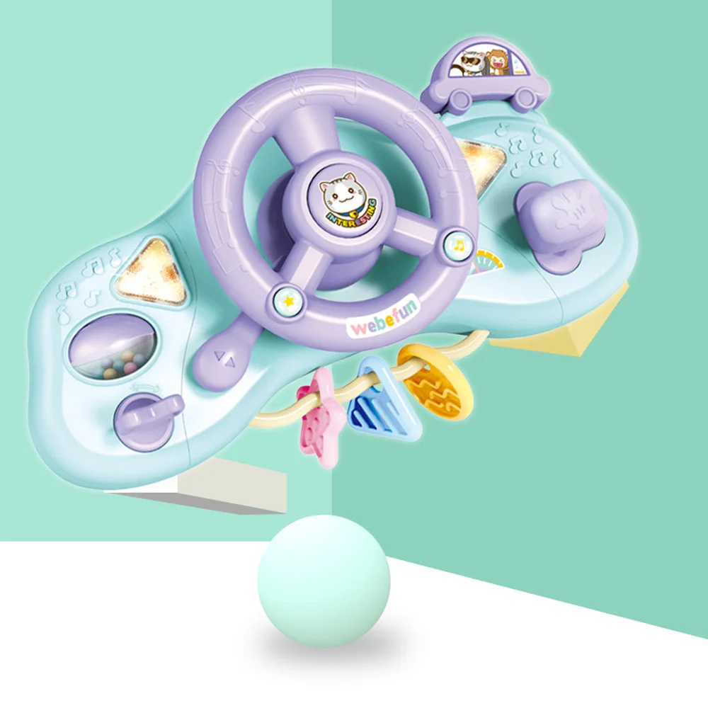 Baby Toys Driving Steering Wheel Musical Instrumentsl Handbell with Light/Music Drum Educational Toys For Children Gift
Baby Toys Driving Steering Wheel Musical Instrumentsl Handbell with Light/Music Drum Educational Toys For Children Gift