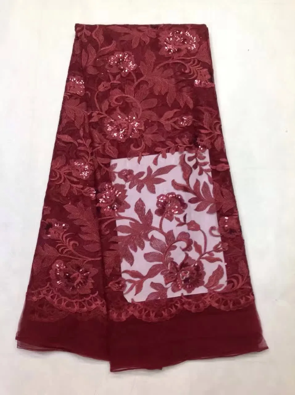 Hot Sequins Sigle Color French net lace,high quality Nigerian African tulle mesh lace fabric for party dress 5yards/lot KL1110
Hot Sequins Sigle Color French net lace,high quality Nigerian African tulle mesh lace fabric for party dress 5yards/lot KL1110