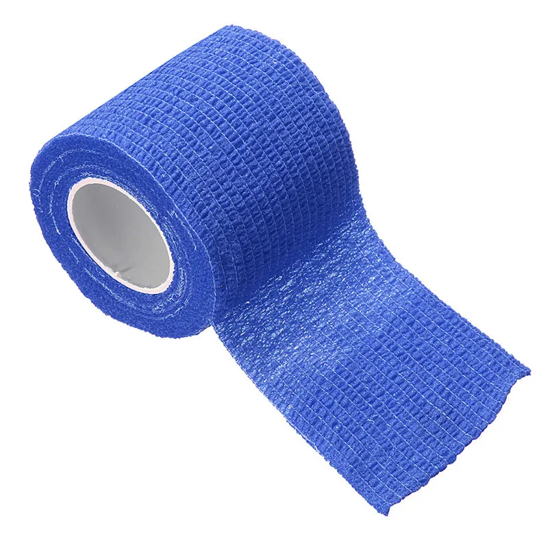 5Pcs/lot Colorful Self Adhesive Ankle Finger Muscles Care Elastic Medical Bandage Gauze Dressing Tape Sports Wrist Support 2.5cm |