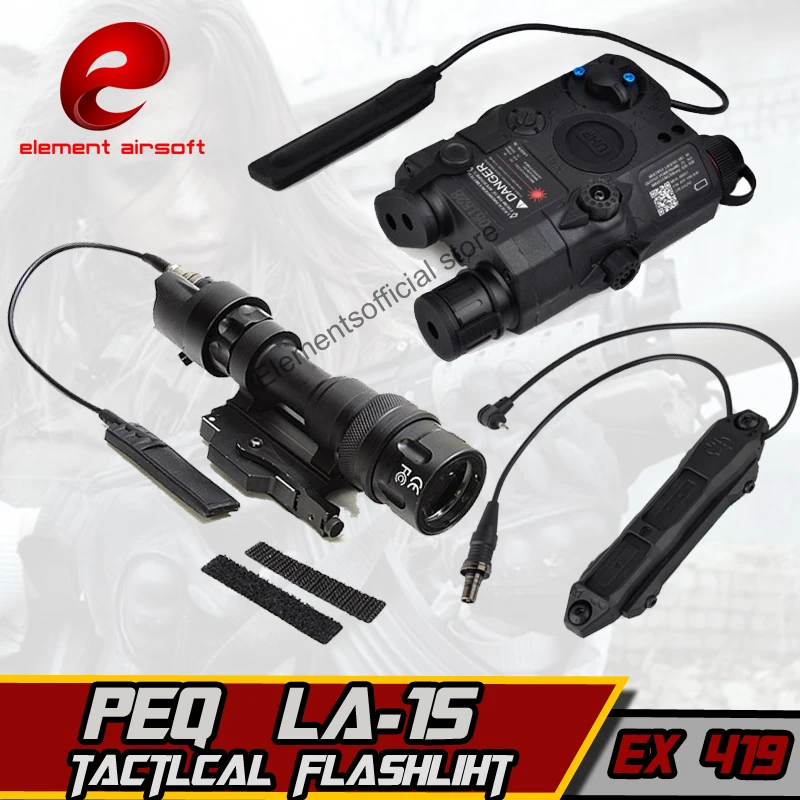 Element M952V Hunting Flashlight LA-15 Green Laser PEQ Augmented Pressure Mount Double Control Switch tactical Weapon Lights
Element M952V Hunting Flashlight LA-15 Green Laser PEQ Augmented Pressure Mount Double Control Switch tactical Weapon Lights