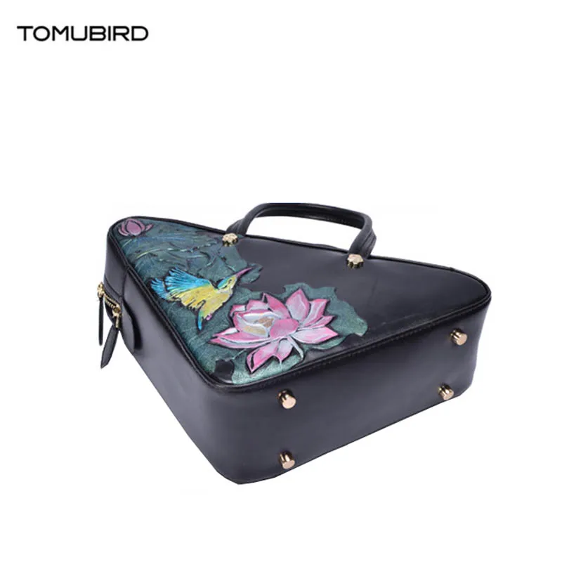 TOMUBIRD New women genuine leather bag fashion National wind embossing Flower art bag women real leather handbags shoulder bag
TOMUBIRD New women genuine leather bag fashion National wind embossing Flower art bag women real leather handbags shoulder bag
