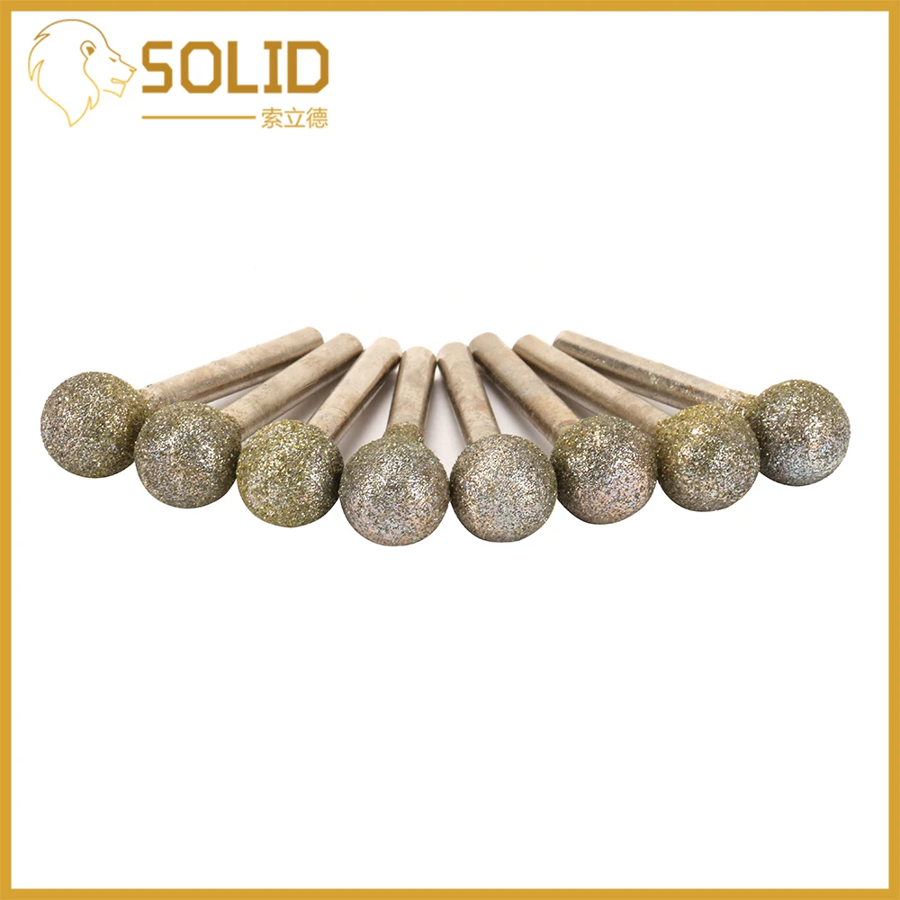 Diamond Grinding Head Spherical Shank 6mm Bit Jade Stone Carving Polishing for Rotary Tool Metalworking 8Pcs 16mm
Diamond Grinding Head Spherical Shank 6mm Bit Jade Stone Carving Polishing for Rotary Tool Metalworking 8Pcs 16mm