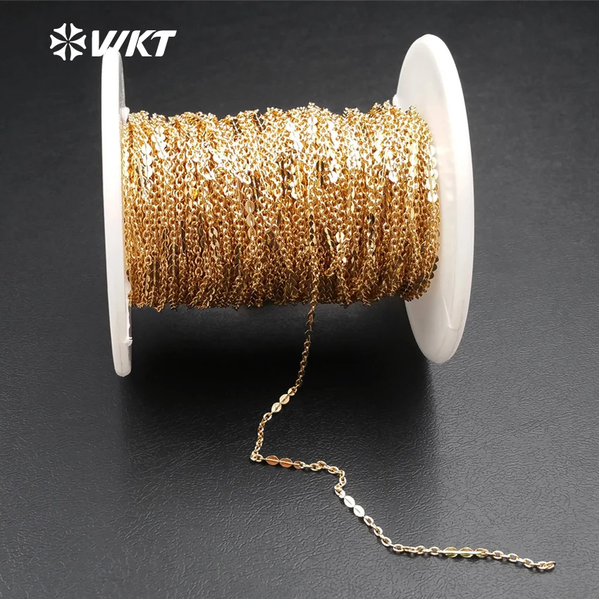 WT-BC113 Wholesale Necklace Jewelry All-match Chain, O brass chain with 3 flat link JP Necklace Gift charm Jewelry for women
WT-BC113 Wholesale Necklace Jewelry All-match Chain, O brass chain with 3 flat link JP Necklace Gift charm Jewelry for women