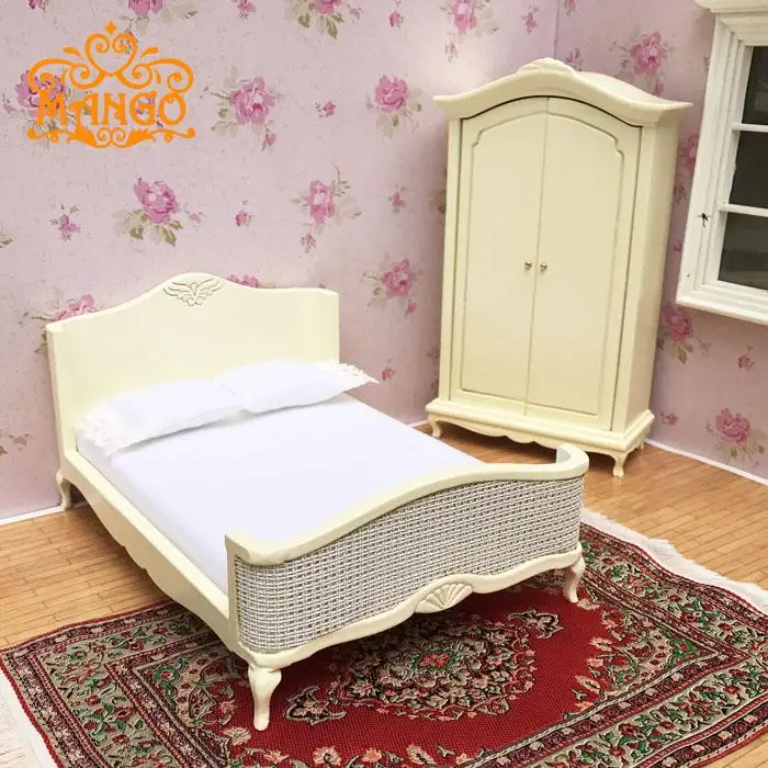 1:12 Dollhouse Miniature Furniture bedroom yellow double bed wardrobe cabinet Free Shipping
1:12 Dollhouse Miniature Furniture bedroom yellow double bed wardrobe cabinet Free Shipping