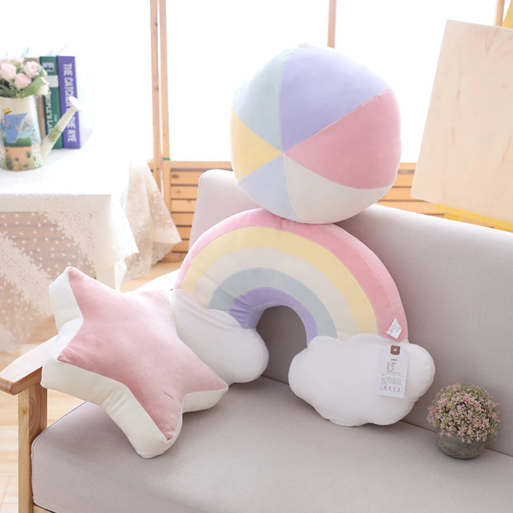 Fantastic sky series Pillow stuffed Moon shooting star Rainbow plush toys soft shell cushion baby sleeping Pillow home decor new
Fantastic sky series Pillow stuffed Moon shooting star Rainbow plush toys soft shell cushion baby sleeping Pillow home decor new