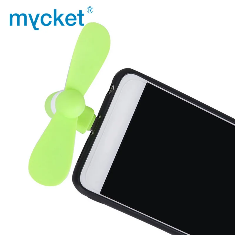 Портативный USB вентилятор MYCKET Mini Type C охлаждающий для телефонов Android Huawei V9 Samsung Galaxy