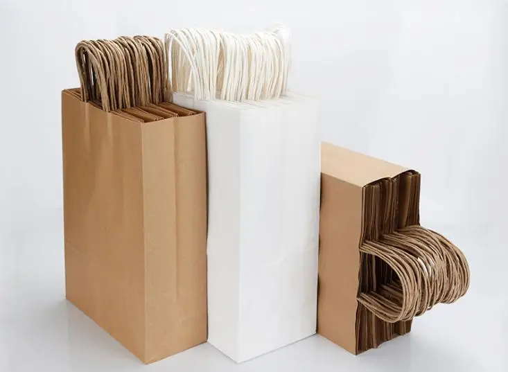 Kraft Paper Bag With Handles White Gift Packaging Bags For Wedding Birthday Party Jewelry Paper Bags Shopping Bags SN398
Kraft Paper Bag With Handles White Gift Packaging Bags For Wedding Birthday Party Jewelry Paper Bags Shopping Bags SN398
