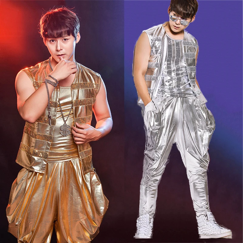 Hip Hop Dance Costumes Sequined Coat Pants Suit Jazz Dancing Modern Outfits Male Nightclub Bar Singer Costumes Stage Wear DT778
Hip Hop Dance Costumes Sequined Coat Pants Suit Jazz Dancing Modern Outfits Male Nightclub Bar Singer Costumes Stage Wear DT778