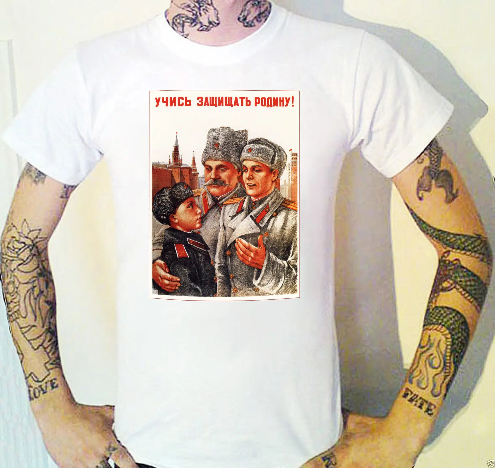 2019 Summer Round Neck Men'S T Shirt Fashion Vintage Soviet Propaganda Poster T-Shirt Russian Ussr Communist A T-Shirt Design
2019 Summer Round Neck Men'S T Shirt Fashion Vintage Soviet Propaganda Poster T-Shirt Russian Ussr Communist A T-Shirt Design