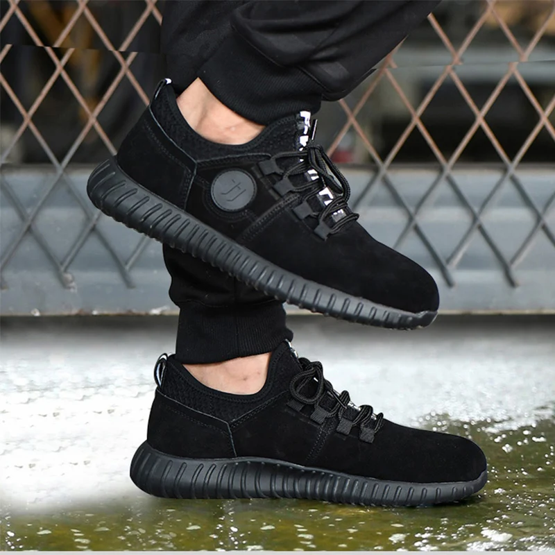 2019 New High Quality Breathable Work Boots Steel Toe Cap Non-slip Work Boots Men's Suede Breathable Casual Shoes Safety Shoes
2019 New High Quality Breathable Work Boots Steel Toe Cap Non-slip Work Boots Men's Suede Breathable Casual Shoes Safety Shoes