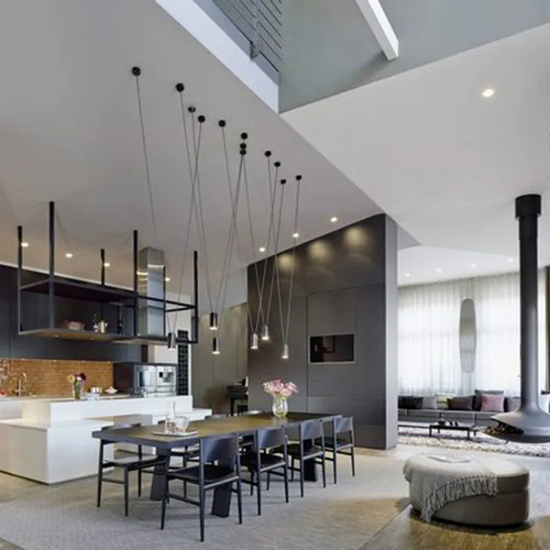 DIY Geometric Lines Led Pendant Light Post-modern Vintage String Suspension For Foyer Dining Room Black/White Drop Lamp 1384
DIY Geometric Lines Led Pendant Light Post-modern Vintage String Suspension For Foyer Dining Room Black/White Drop Lamp 1384