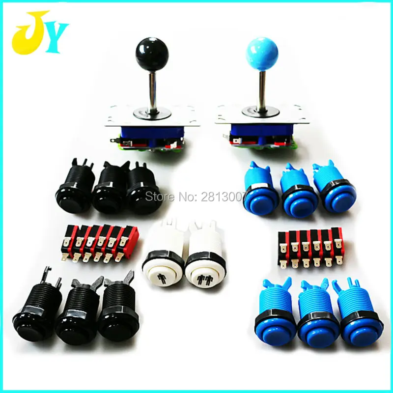 2pcs 4 way 8 way arcade Joystick 16 pcs HAPP style push button with switch for DIY Arcade GAME KIT MAME JAMMA
2pcs 4 way 8 way arcade Joystick 16 pcs HAPP style push button with switch for DIY Arcade GAME KIT MAME JAMMA