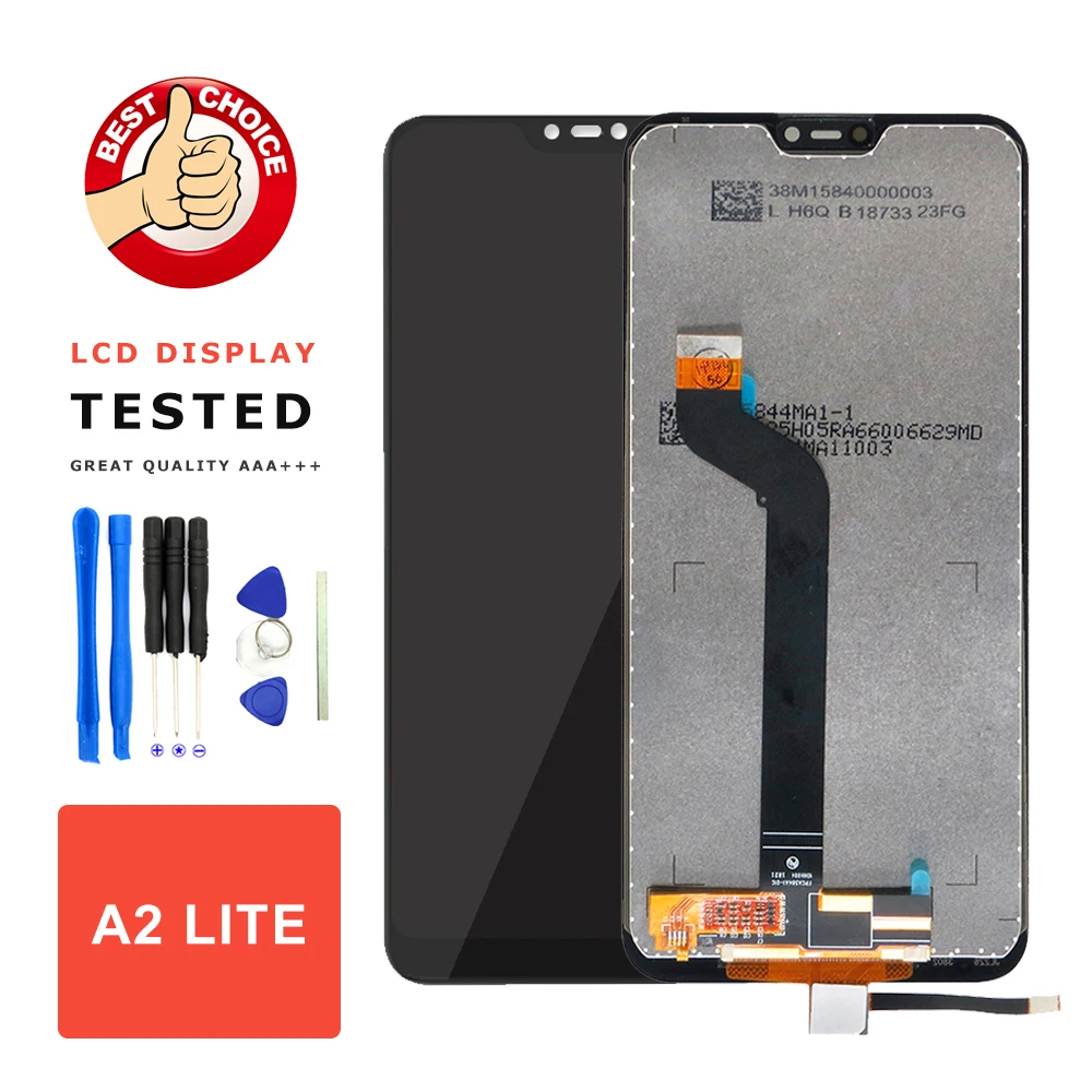 Mi A2 Lite LCD Display Touch Screen Panel Digitizer LCD Assembly with Frame for Xiaomi Mi A2 Lite Redmi 6 Pro
Mi A2 Lite LCD Display Touch Screen Panel Digitizer LCD Assembly with Frame for Xiaomi Mi A2 Lite Redmi 6 Pro