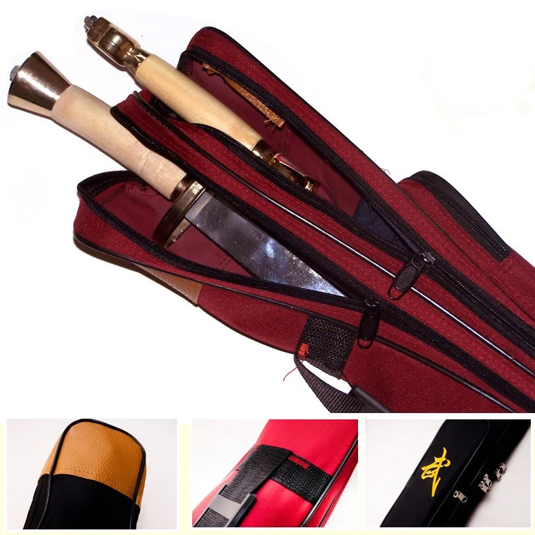 Двойной слой Тай Чи Чехлы для меча длина 110 см ткань Оксфорд ушу чехол сумка