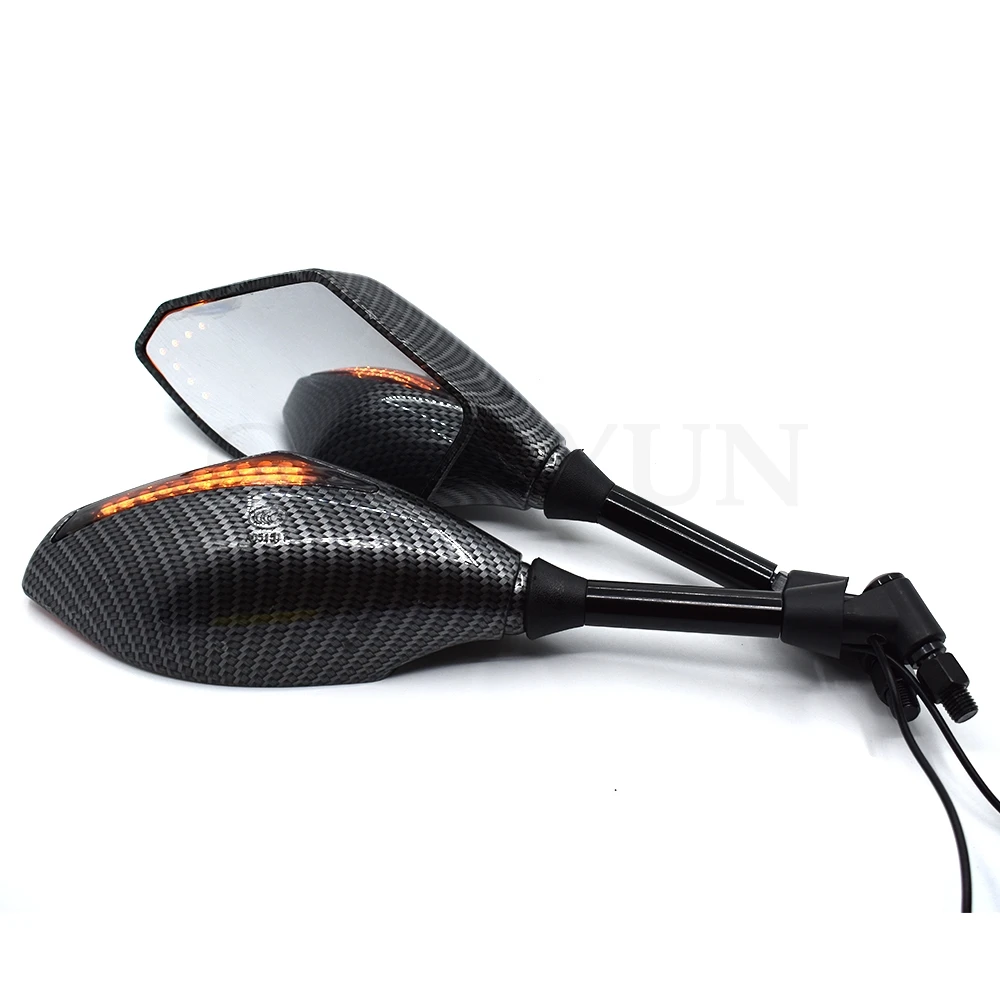 Motorcycle Rearview Mirrors Black With LED Turn Signal Integrated Mirrors For Suzuki DL1000/V-STROM GSX650F GSF650 TL1000R
Motorcycle Rearview Mirrors Black With LED Turn Signal Integrated Mirrors For Suzuki DL1000/V-STROM GSX650F GSF650 TL1000R