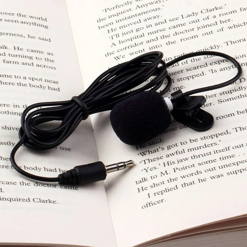 3.5mm Hands-Free Mini Wired Collar Clip Lapel Lavalier Microphone Portable External For PC Laptop Lound Speaker Microphones
3.5mm Hands-Free Mini Wired Collar Clip Lapel Lavalier Microphone Portable External For PC Laptop Lound Speaker Microphones