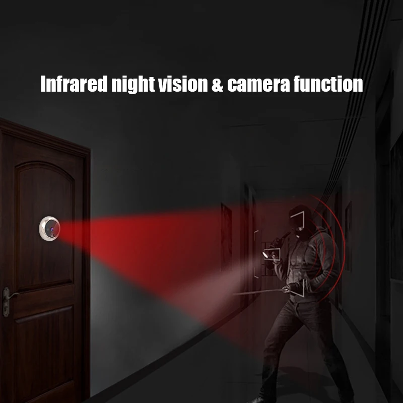 Electronic Door Bell Viewer 2.8 Inch Screen IR Night Vision Door Peephole Camera Bell JR Deals
Electronic Door Bell Viewer 2.8 Inch Screen IR Night Vision Door Peephole Camera Bell JR Deals