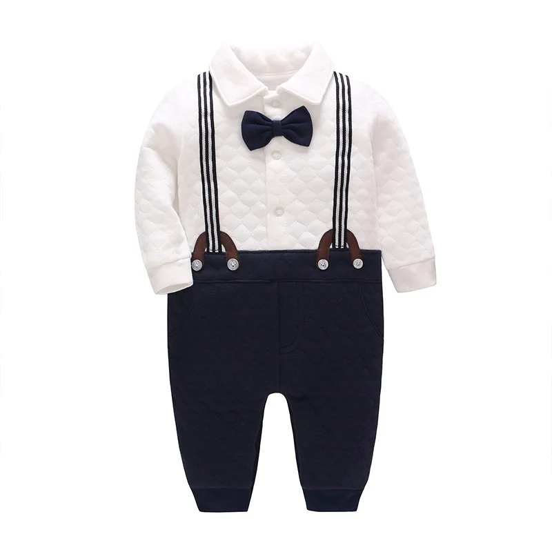 Children's Wear Baby Birthday Strap Tie Gentleman Clip Cotton Thickened Jumpsuit Crawl Suit
Children's Wear Baby Birthday Strap Tie Gentleman Clip Cotton Thickened Jumpsuit Crawl Suit