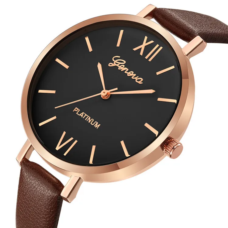 Geneva Top Brand Womens Watches Fashion Ladies Watches Leather Band Quartz Wrist Watch Women relogio feminino dames horloge
Geneva Top Brand Womens Watches Fashion Ladies Watches Leather Band Quartz Wrist Watch Women relogio feminino dames horloge