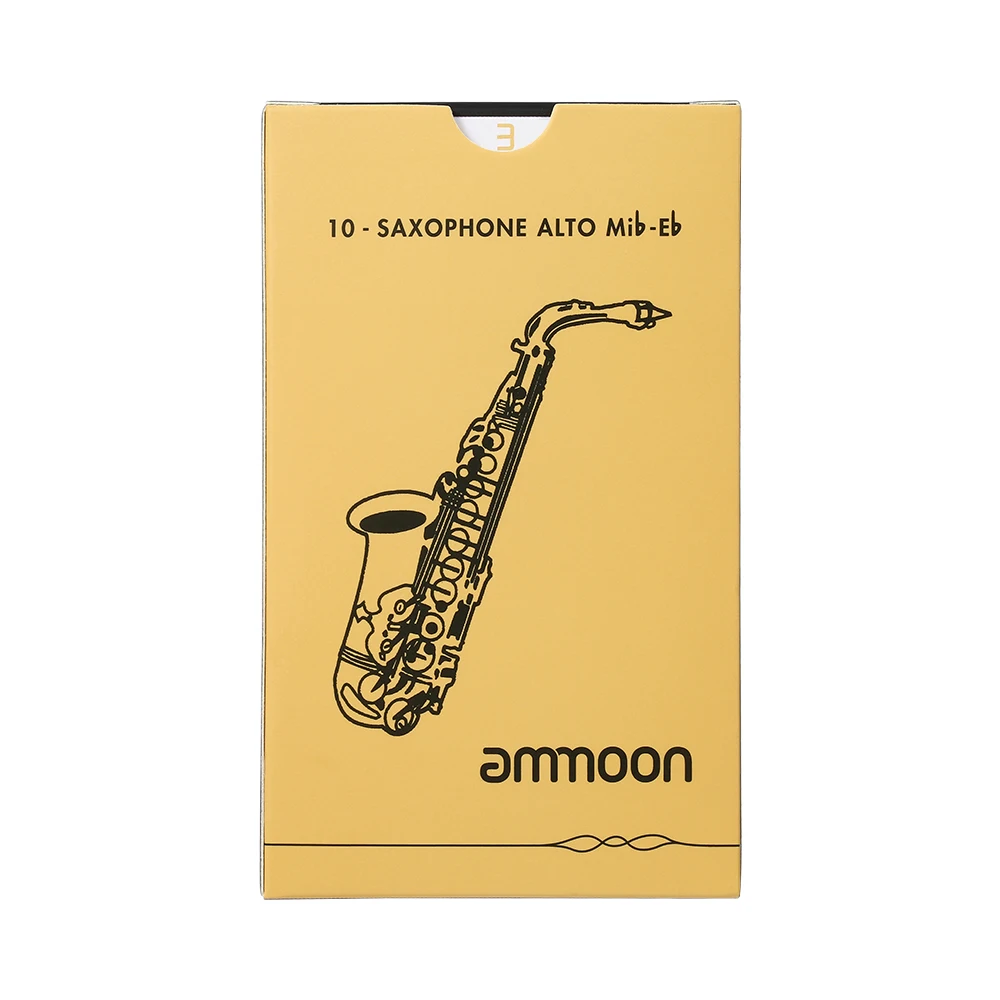 Альт-саксофон ammoon, 10 шт., тростника, традиционная сила, 1,5/2,5/3,0, аксессуары для начинающих
Альт-саксофон ammoon, 10 шт., тростника, традиционная сила, 1,5/2,5/3,0, аксессуары для начинающих