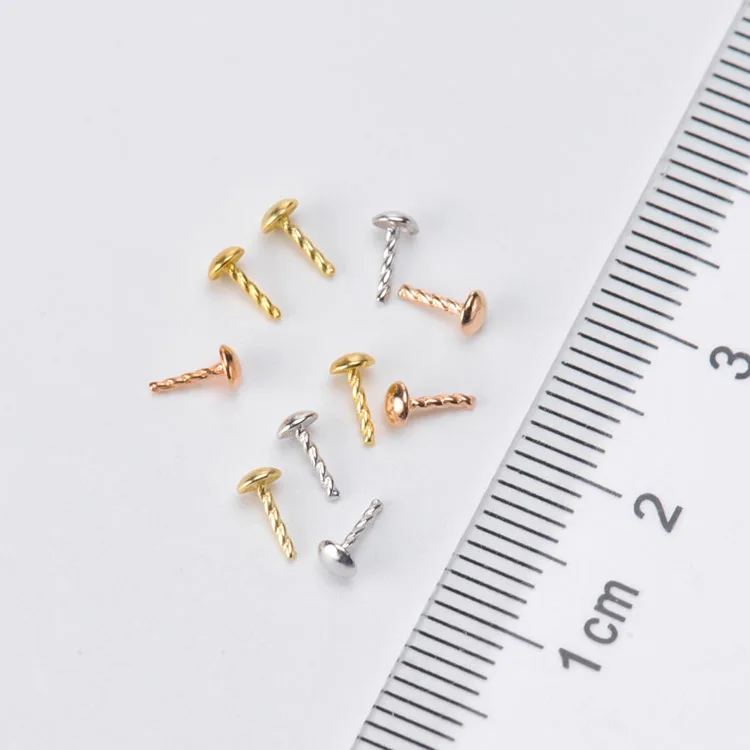 12pcs DIY accessories S925 pure silver through-hole full hole pearl necklace bead plugs made Pendant Earrings seal patch T pin
12pcs DIY accessories S925 pure silver through-hole full hole pearl necklace bead plugs made Pendant Earrings seal patch T pin