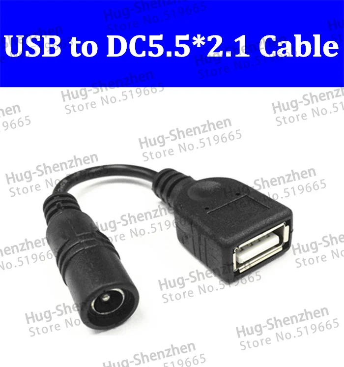 50pcs Brand New 5.5 x 2.1mm DC Female to USB DC Female Power Connector Cable for Laptop Adapter, Length: 10cm
50pcs Brand New 5.5 x 2.1mm DC Female to USB DC Female Power Connector Cable for Laptop Adapter, Length: 10cm