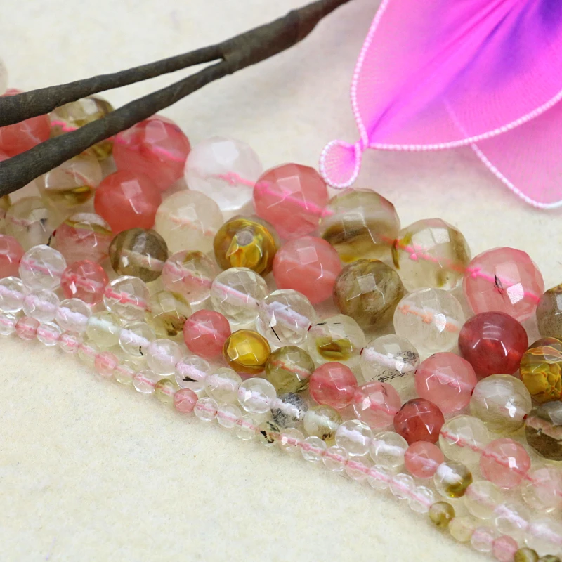 4-14mm Faceted pink multicolor watermelon tourmaline loose beads 15inches 2 piece/lot size optional DIY women jewelry making
4-14mm Faceted pink multicolor watermelon tourmaline loose beads 15inches 2 piece/lot size optional DIY women jewelry making