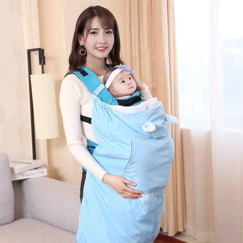 baby carrier cloak shawl sling windproof Carrier Cloak Windbreak Keep warm Baby Go out and play in winter |